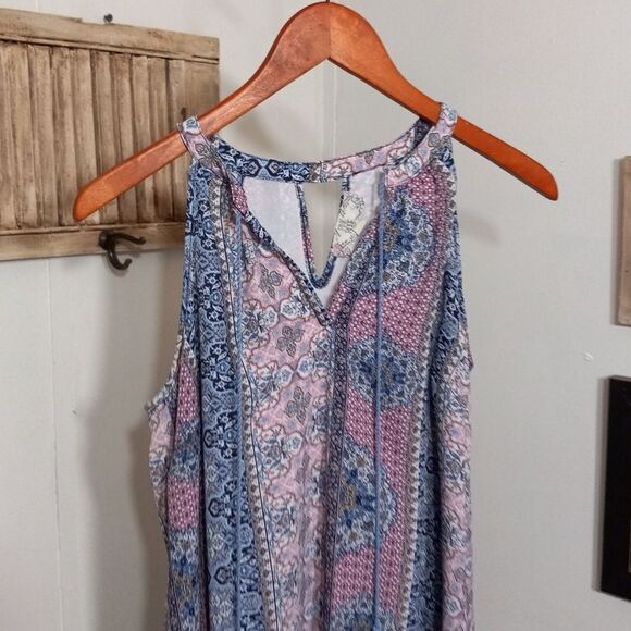 ❄️ PINK ROSE PASTEL MINI DRESS NWOT SIZE LARGE - Picture 2 of 5